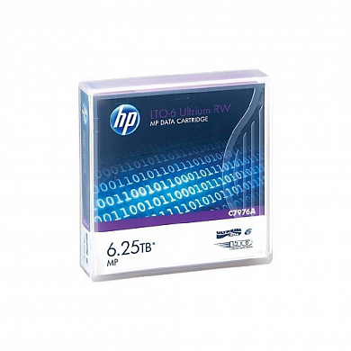 Оригинальный ленточный картридж HPE LTO-6 C7976A Ultrium 6.25TB