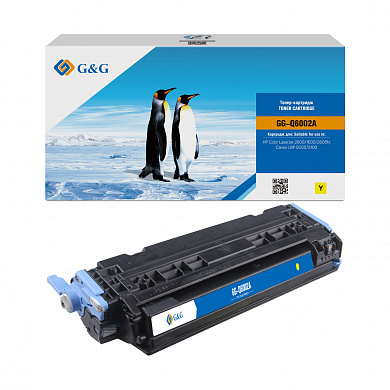 Совместимый картридж G&G GG-Q6002A (2000 стр., жёлтый)