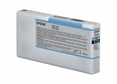 Оригинальный картридж Epson T9135 (C13T913500) (200 мл., голубой)