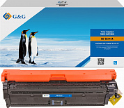 Совместимый картридж G&G GG-CE271A (15000 стр., голубой)