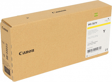 Оригинальный картридж Canon PFI-707Y (9824B001) (700 мл., жёлтый)