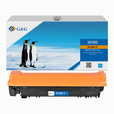 Совместимый картридж G&G GG-W2011X (29000 стр., голубой)