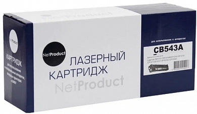 Совместимый картридж NetProduct (N-CB543A) для HP CLJ CM1300/CM1312/CP1210/CP1215, M, 1,5K