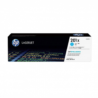 Оригинальный лазерный картридж HP №507X CE401X для HP Color LaserJet M551, голубой, 11000 страниц