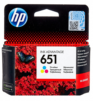 (Спец. условия) Оригинальный картридж HP C2P11AE (651) (300 стр., Цветной)