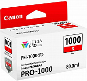 Оригинальный картридж Canon PFI-1000R (0554C001) (80 мл., красный)