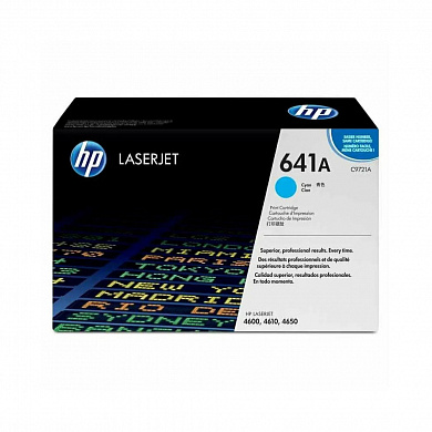 Оригинальный лазерный картридж HP 641A C9721A для HP Color LaserJet-4600/ 4650, голубой, 8 000 страниц