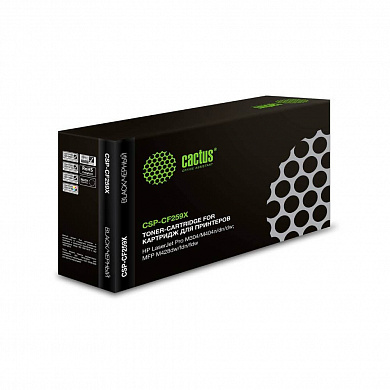 Совместимый лазерный картридж Cactus CSP-CF259X (HP 59X) для HP LJ M304/ M404/ MFP M428, черный, 10'000 страниц