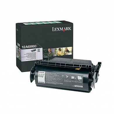 Оригинальный картридж Lexmark 12A6860 (10000 стр., черный)