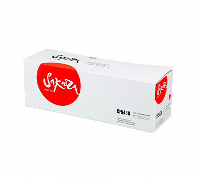 Совместимый картридж лазерный Sakura CF543A (SACF543A) для HP, пурпурный, 1300 стр.