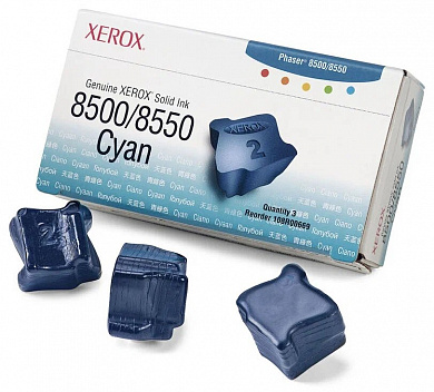 Оригинальный картридж Xerox 108R00669 (3000 стр., голубой)