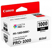 Оригинальный картридж Canon PFI-1000MBK (0545C001) (80 мл., черный)