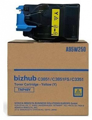 Оригинальный картридж Konica Minolta TNP-79Y (AAJW250) (9000 стр., жёлтый)