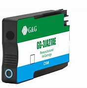 Совместимый картридж G&G GG-3JA27AE (1600 стр., голубой)