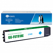 Совместимый картридж G&G GG-F6T81AE (110 мл., голубой)