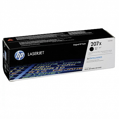W2210X Картридж лазерный HP 207X для HP M255/MFP M282/M283 3,15К (О) черный оригинал