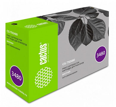 Картридж Cactus CS-TN3480 для Brother DCP L5500DN/ L6600DW, черный