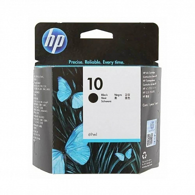 Оригинальный струйный картридж HP №10 C4844AE для HP Designjet 70/ 500/ 800/ 2000C/ 2500C черный, 69 мл.