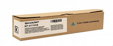 Оригинальный картридж Sharp BP-GT70CB (12000 стр., голубой)
