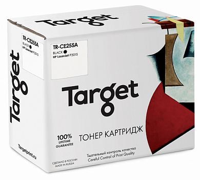 Совместимый картридж Target HP CE255A (6000 стр., Чёрный)