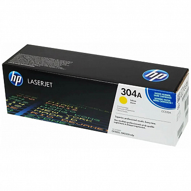 (Спец.цена) Оригинальный картридж HP CC532A (304A) для принтера HP Color LaserJet CP2025/ CM2320 CM2320/ CM2320fxi/ CM2320nf/ CP2025/ CP2025dn/ CP2025n yellow, 2800 страниц