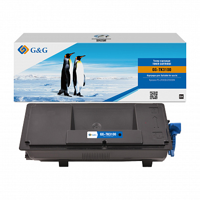 Тонер-картридж лазерный G&G GG-TK3100 (12500 стр., черный) для Kyocera FS-2100D/2100DN