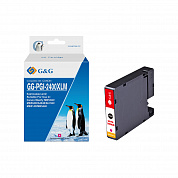 Совместимый картридж G&G GG-PGI-2400XLM (20.4 мл, пурпурный)