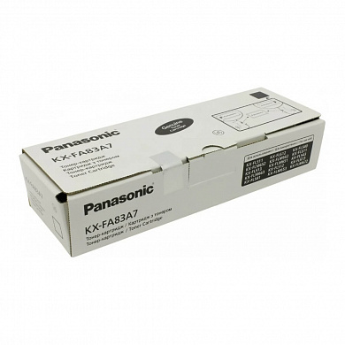 Оригинальный лазерный тонер-картридж Panasonic KX-FA83А/A7 для Panasonic KX-FL513/ FL543/ FLM653, черный, 2 500 страниц