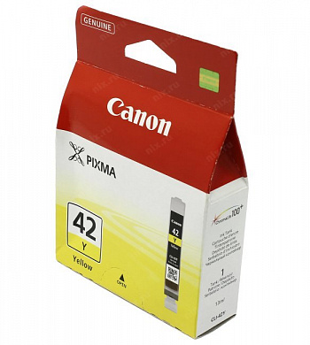 Оригинальный картридж Canon CLI-42Y (6387B001) (284 стр., жёлтый)