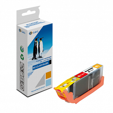 Картридж струйный G&G NC-CLI451XLBK CLI-451XL Bk черный (10.2мл) для Canon MG6340/5440/IP7240