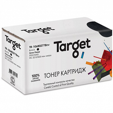 Тонер-картридж TARGET совместимый Xerox 106R02778 для Phaser 3052/3260/WC 3215/3225, 3k