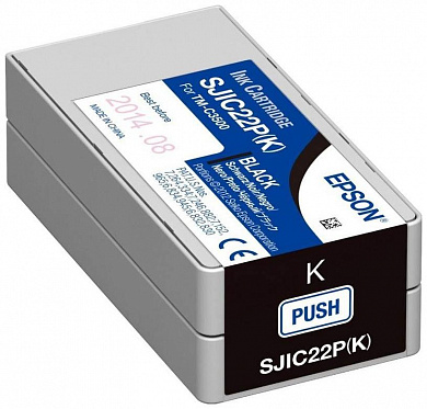 Оригинальный картридж Epson SJIC22P-K (C33S020601) (32.6 мл., черный)