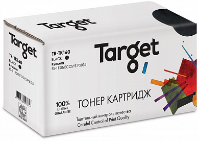Совместимый тонер-картридж TARGET TK-160 (TR-TK160) для Kyocera FS-1120/ECOSYS P2035