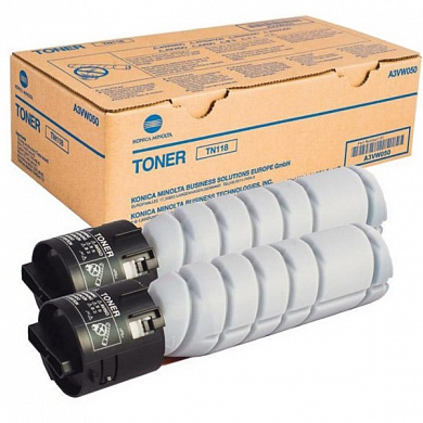 Оригинальный картридж Konica Minolta TN-118 (A3VW050 / A3VW051) (24000 стр., черный)
