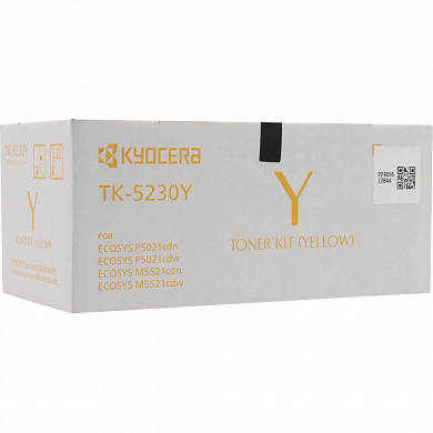 Оригинальный картридж Kyocera TK-5230Y (1T02R9ANL0) (2200 стр., жёлтый)