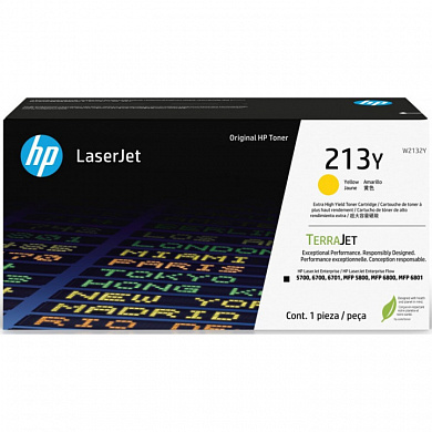 Оригинальный картридж HP W2132A (3000 стр., жёлтый)
