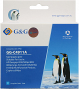 Совместимый картридж G&G GG-C4911A (72 мл., голубой)