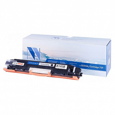 NV-CE310A/729Bk Картридж NV Print совмес. HP CE310A/Canon 729 Bk для LJ Color CP1025 черный (