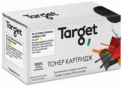 Совместимый картридж Target HP CC533A/CE413A/CF383A/Canon Cartridge 718 Magenta (TR-CC533A/CE413A/CF383A/718M)  (Пурпурный, 2800 стр)