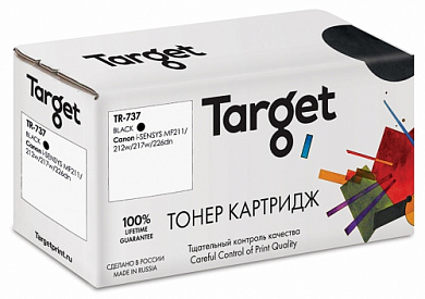 Тонер-картридж TARGET совместимый Canon 737 (Чёрный, 2400 стр.)