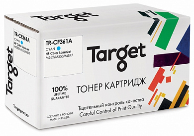 Совместимый картридж Target HP CF361A (№508A) (Синий, 5000 стр.)