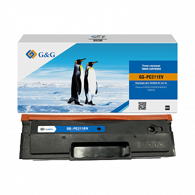 Тонер-картридж лазерный G&G GG-PC211EV (1600 стр., черный) для Pantum P2200/2500, M6500/6600