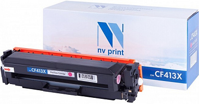 Совместимый картридж NV Print CF413X Пурпурный для принтеров HP LaserJet Color Pro M377dw/ M452nw/ M452dn/ M477fdn/ M477fdw/ M477fnw, 5000 страниц