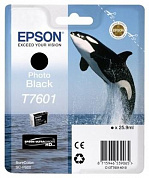 Оригинальный картридж Epson T7601 (C13T76014010) (26 мл., черный)