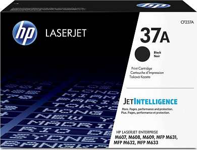 Оригинальный картридж HP CF237A (37A)  для принтера LaserJet Enterprise M607dn/ M607n/ M608dn/ M608n/ M608x/ M609dn/ M609x/ M631h/ M631dn/ M631z/ M632z/ M632fht Black , 11000 страниц