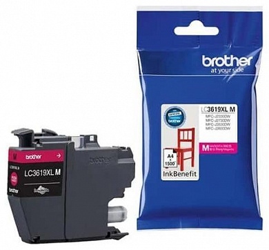 Оригинальный картридж Brother LC-3619XLM (1500 стр., пурпурный)