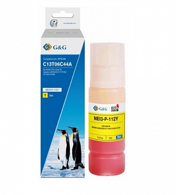 Картридж струйный G&G GG-C13T06C44A желтый (70 мл) для Epson L6550, 6570, 11160, 15150, 15160 