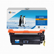 Совместимый картридж G&G GG-CE401A (6000 стр., голубой)
