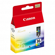 Оригинальный картридж Canon CLI-36 (1511B001) (249 стр., жёлтый, пурпурный, голубой)