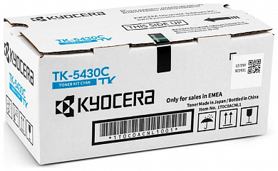 Оригинальный лазерный картридж Kyocera Mita TK-5430C (1T0C0ACNL1) (1 250 стр., голубой)